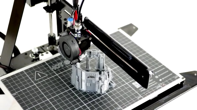 [视频] AXIS 3D打印机 – 开源 DIY套件