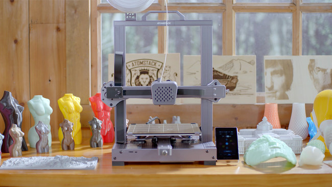 [视频] Atomstack Cambrian: 世界上第一台家庭版橡胶3D打印机