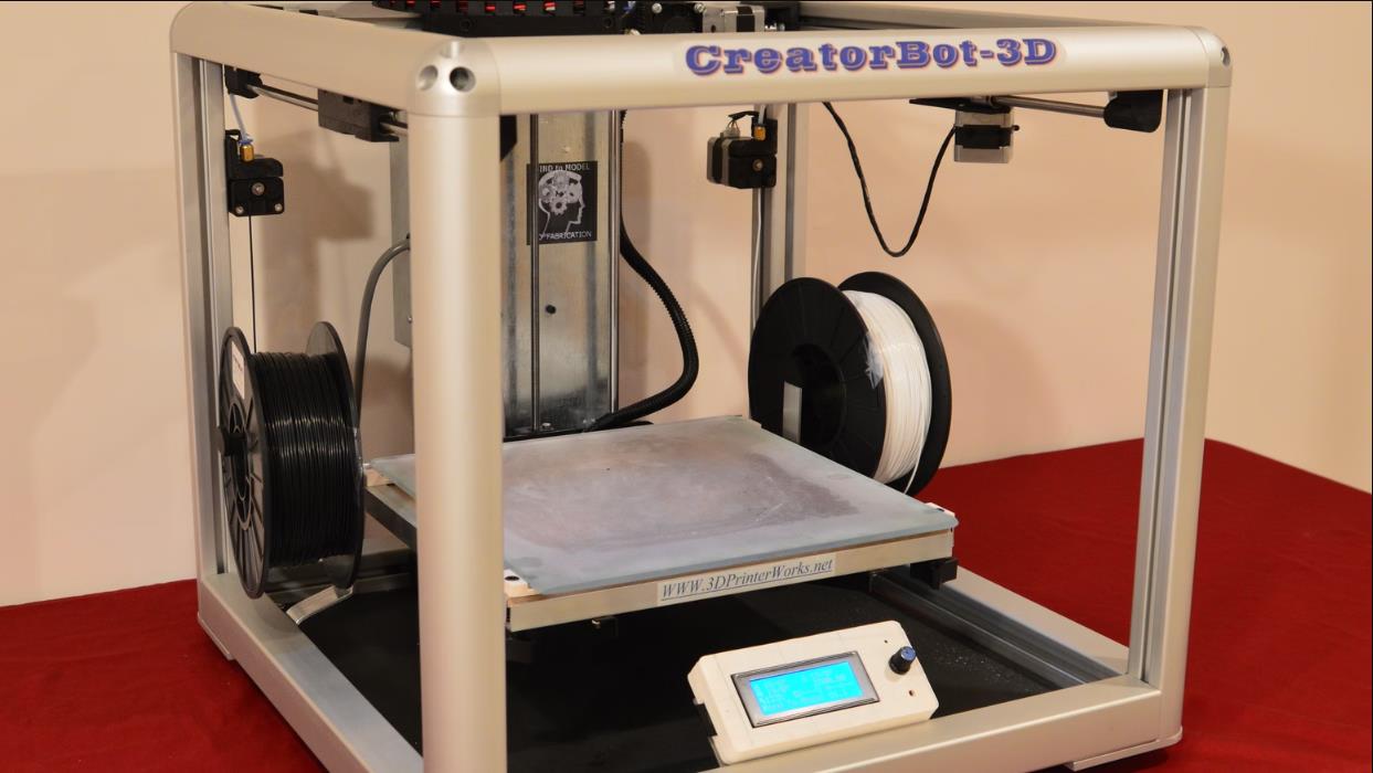 [视频] CreatorBot-3D 双色打印机 具有 12″ 和 18″ 打印高度