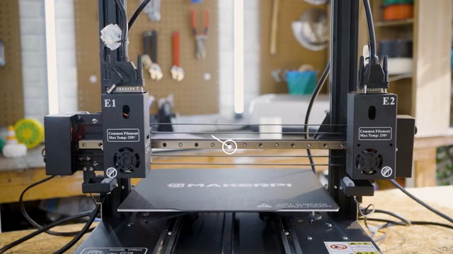[视频] MakerPi P3 PRO: 五合一双挤出 3D打印机