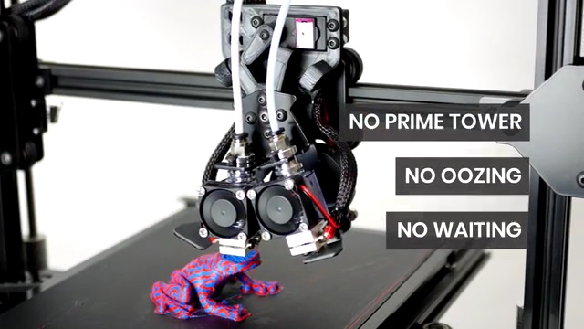 [视频] ProForge 2S 3D打印机: 双切换挤出机