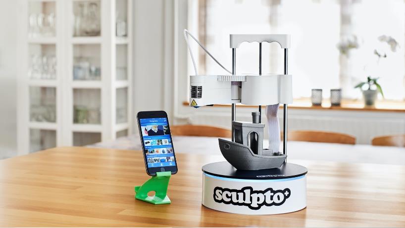 [视频] Sculpto+：世界上最人性化的桌面 3D 打印机