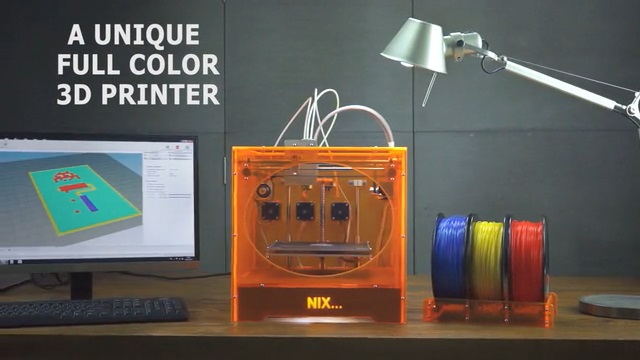 [视频] The NIX… : 高分辨率全彩 3D打印机