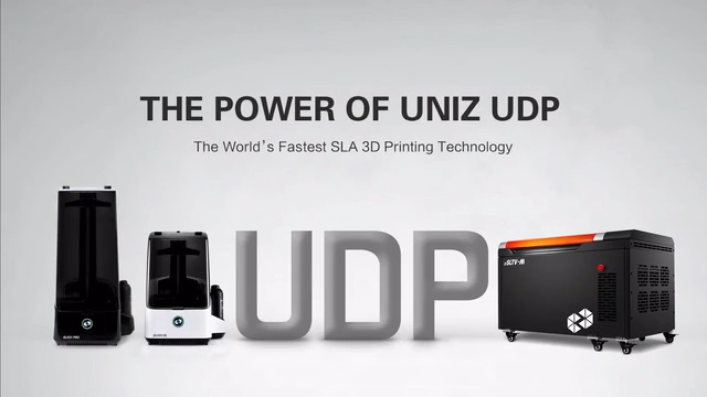 [视频] UNIZ-UDP：世界上最快的光固化3D打印机技术