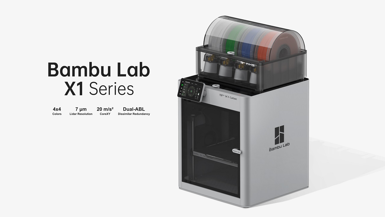 造形代行　Bambu Lab X1Cを使用 视频] Bambu Lab X1: 配备激光雷达和人工智能的CoreXY彩色3D