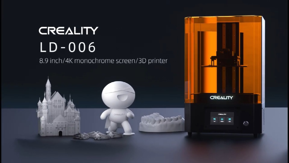 [视频] Creality LD-006  LCD光固化3D打印机 更大的打印尺寸