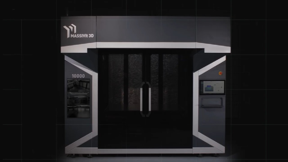 [视频] Massivit 10000 CIM 3D打印机 – 复合材料的自动化工具