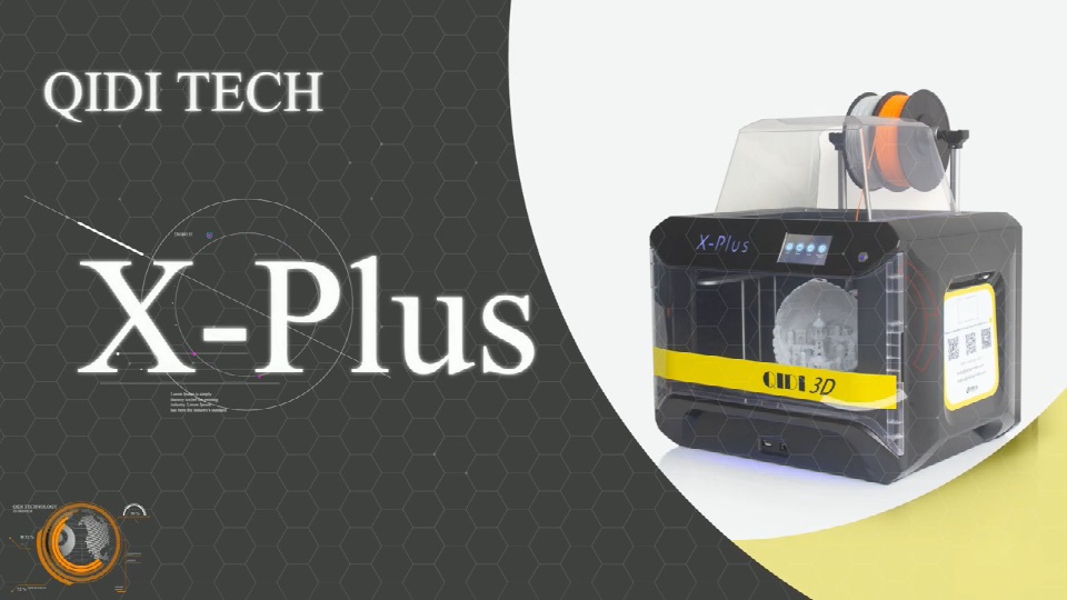 [视频] Qidi Tech X-Plus II 3D打印机：两套全新升级的第三代挤出机总成