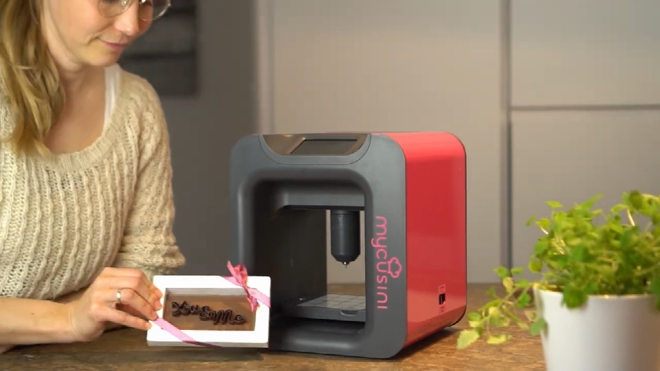 [视频] mycusini 2.0 巧克力3D打印机