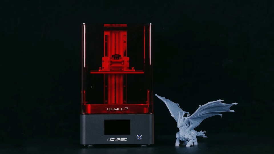 [视频] NOVA3D Whale 2 4K 8.9寸 免调平MSLA 3D打印机