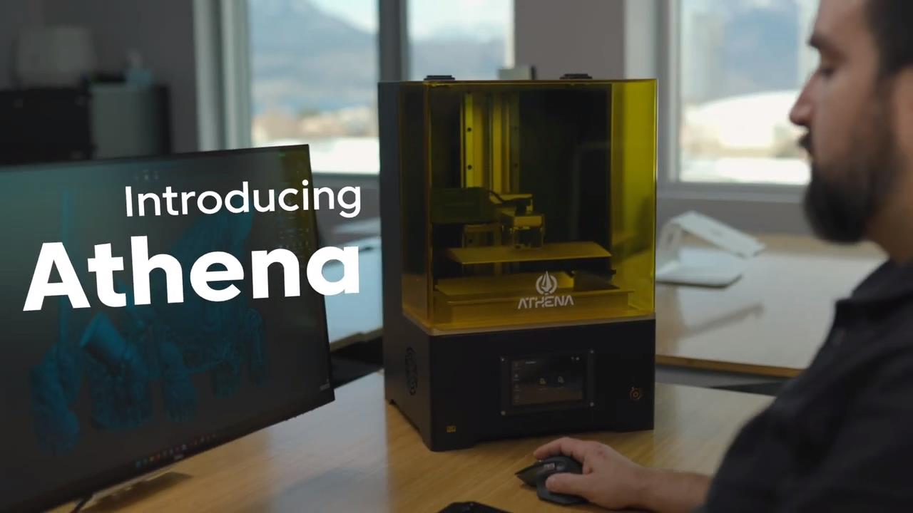 [视频] Concepts 3D Systems Athena 世界上最智能的 mSLA 树脂3D打印机