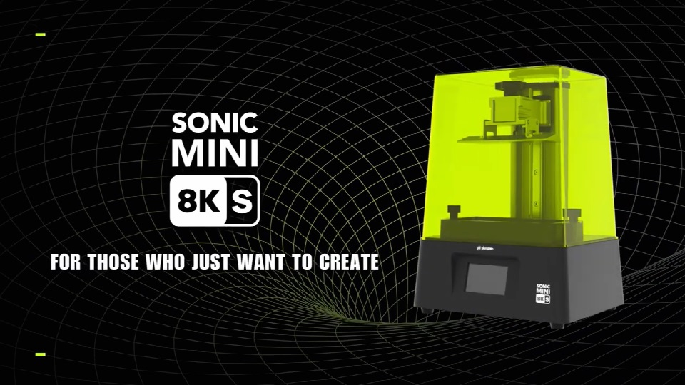 [视频] Phrozen Sonic Mini 8K S 每个人都能负担得起高分辨率8K LCD 3D打印机