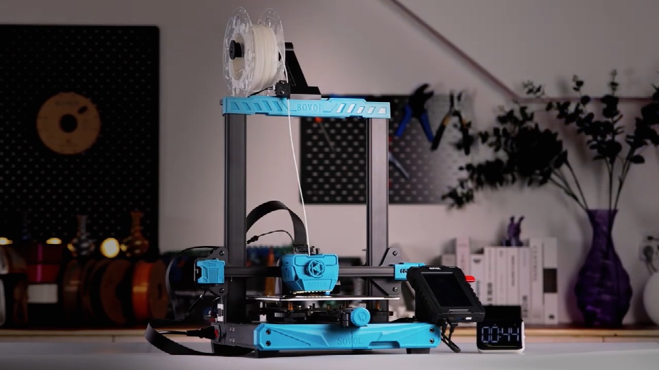 [视频] Sovol SV07 Klipper 直驱FDM 3D打印机 打印速度 250mm/s