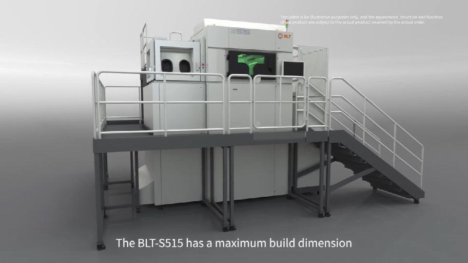 [视频] 铂力特 BLT-S510/S515 大尺寸零件专用金属增材制造系统
