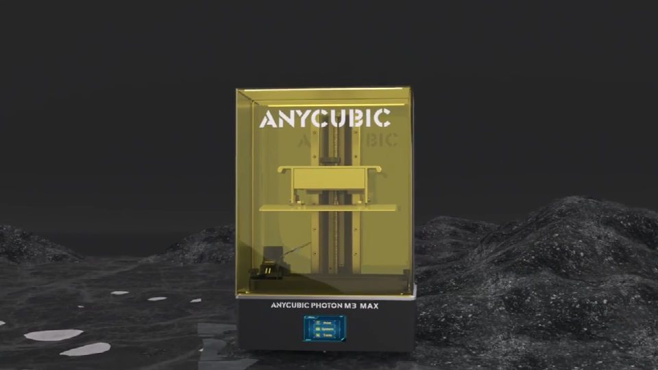 [视频] Anycubic Photon M3 Max 13.6寸7K LCD光固化3D打印机