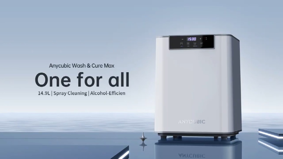 [视频] Anycubic Wash&Cure Max：清洗+后固化二合一设备
