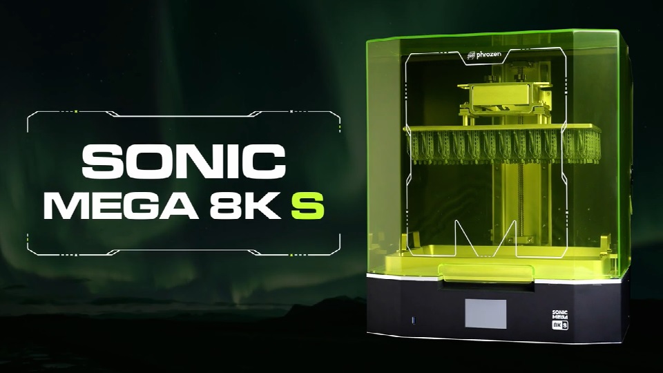 [视频] Phrozen Sonic Mega 8KS：15寸8K LCD 3D打印机您可靠的生产力野兽