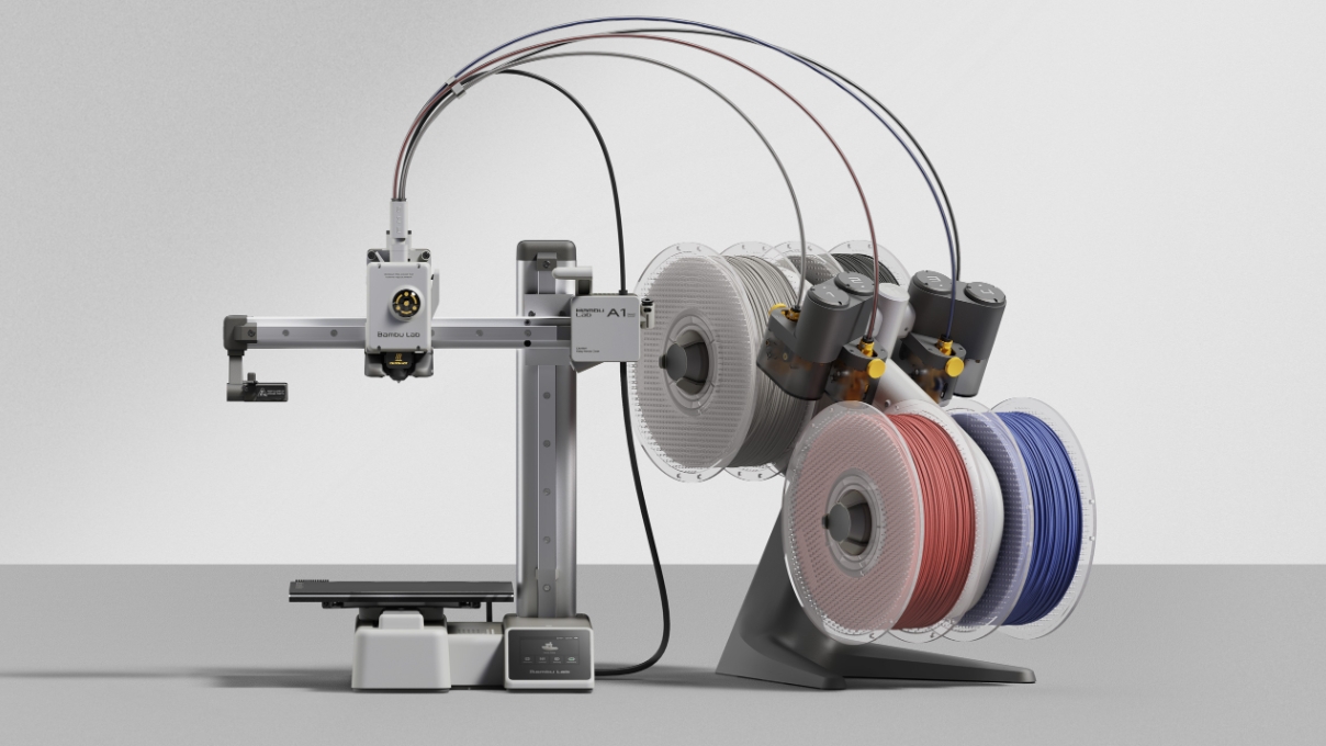 [视频] Bambu Lab A1 mini悬臂3D打印机：让多色打印成为标配