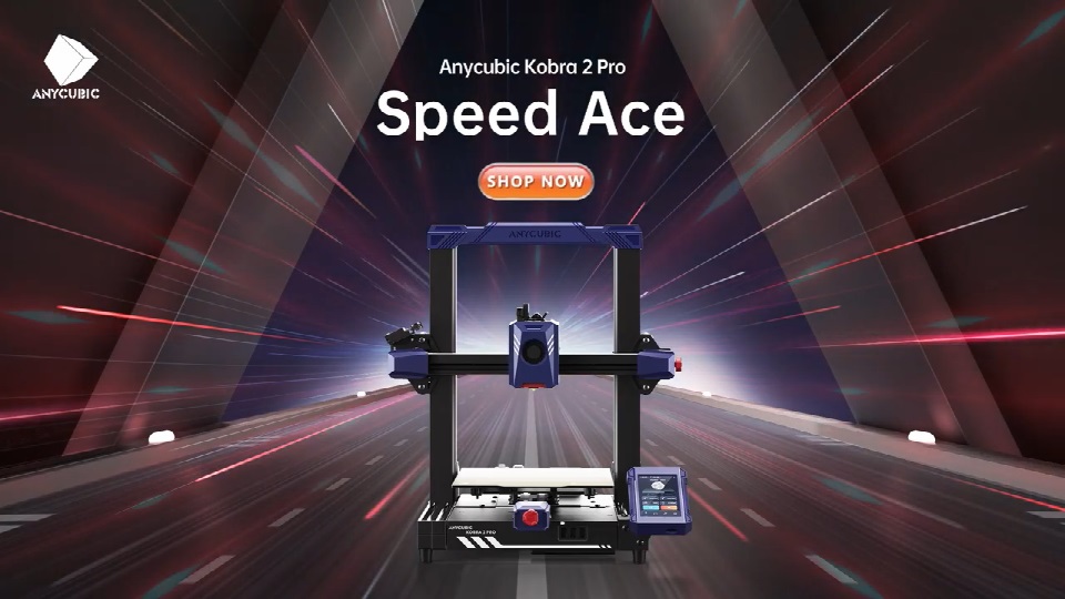 [视频] Anycubic Kobra2 Pro：高速FDM 3D打印机急速畅快智能易用