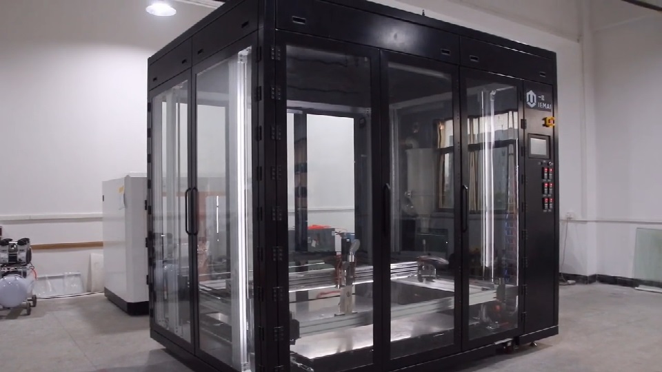 [视频] IEMAI3D FAST JET1500大型颗粒挤出3D打印机打印尺寸1.5*1.5*1.5m