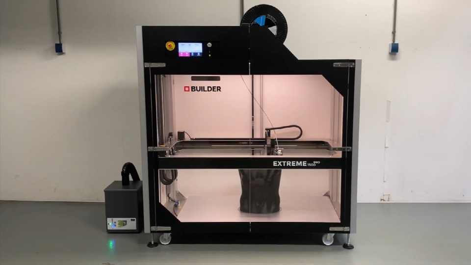 [视频] Builder Extreme 1500 PRO工业级大幅面FDM 3D打印机