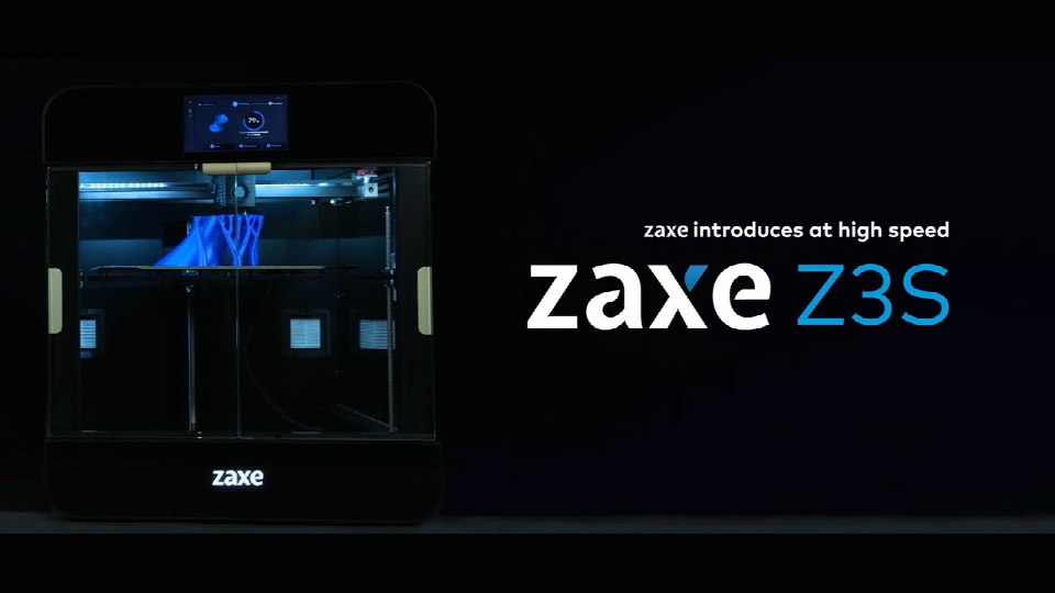 [视频] Zaxe Z3S FDM 3D打印机：智能、流畅、快速 重新定义3D打印的未来