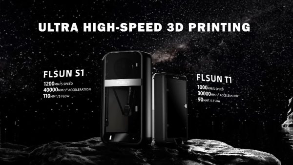[视频] FLSUN S1/T1三角洲超高速3D打印机 打印速度1200mm/s