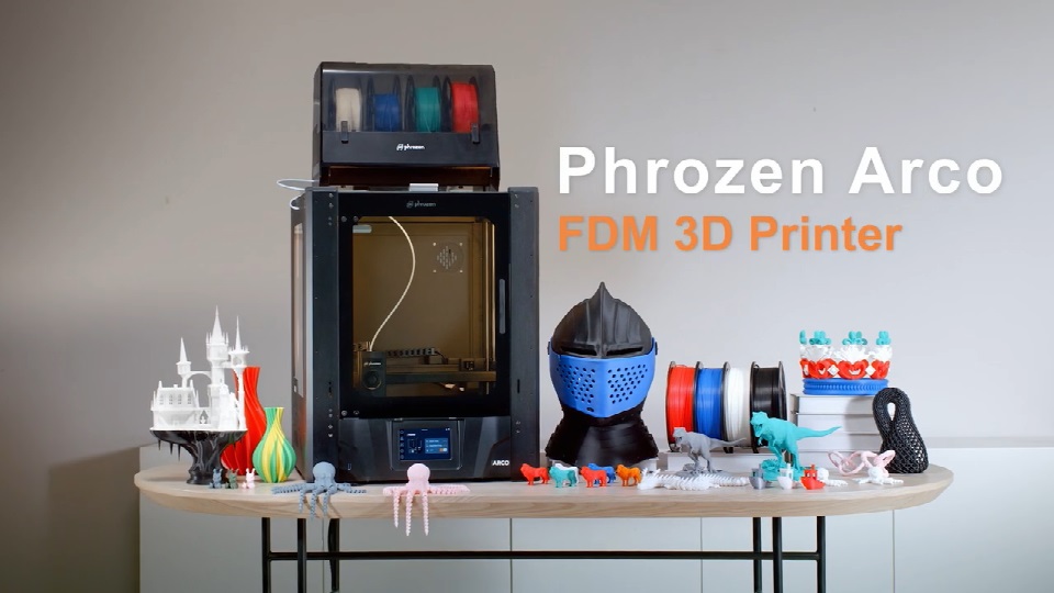 [视频] Phrozen Arco FDM 3D打印机：打印更大、更快、更多颜色