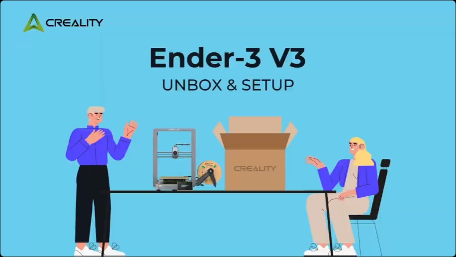 [视频] Creality Ender-3 V3拆箱及安装指南