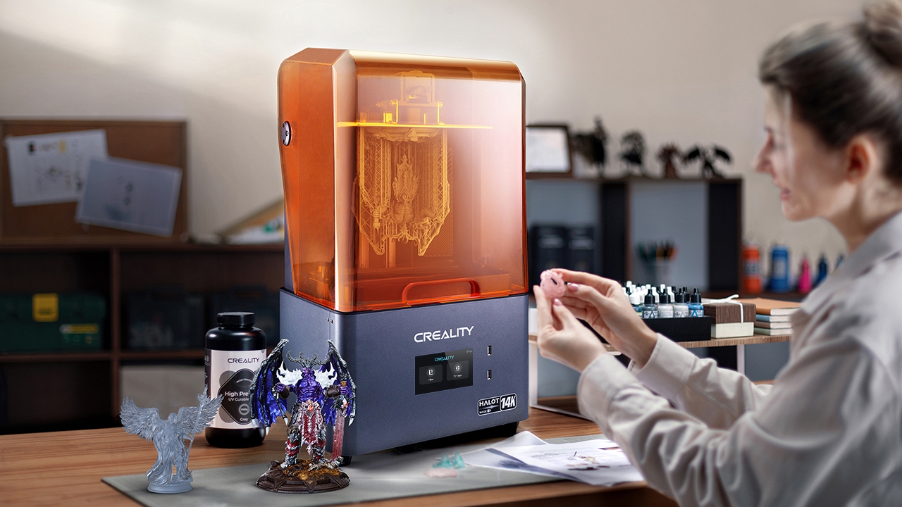 [视频] Creality HALOT-MAGE S 10.1寸14K 快速LCD光固化3D打印机