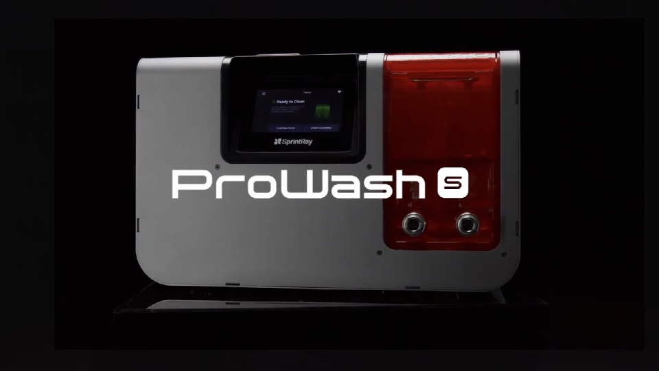 [视频] SprintRay ProWash S：下一代牙科3D打印自动后处理设备