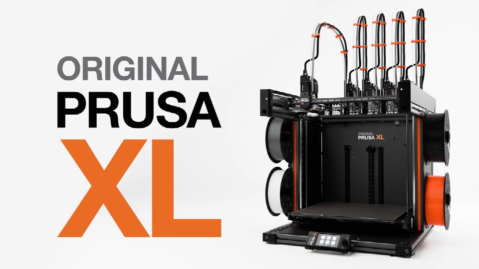 [视频] Original Prusa XL in 2024：无与伦比的多材料打印 高效、快速、可扩展