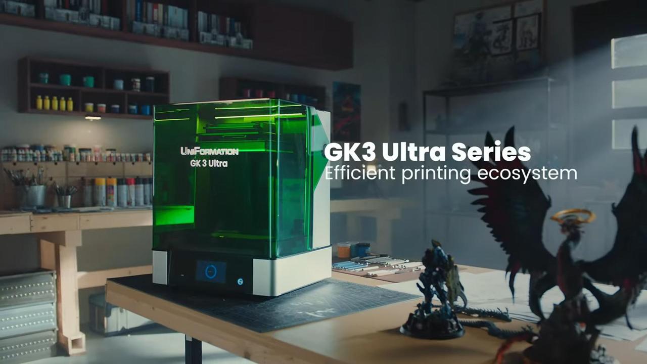 [视频] UniFormation GK3 Ultra：高效的打印生态系统