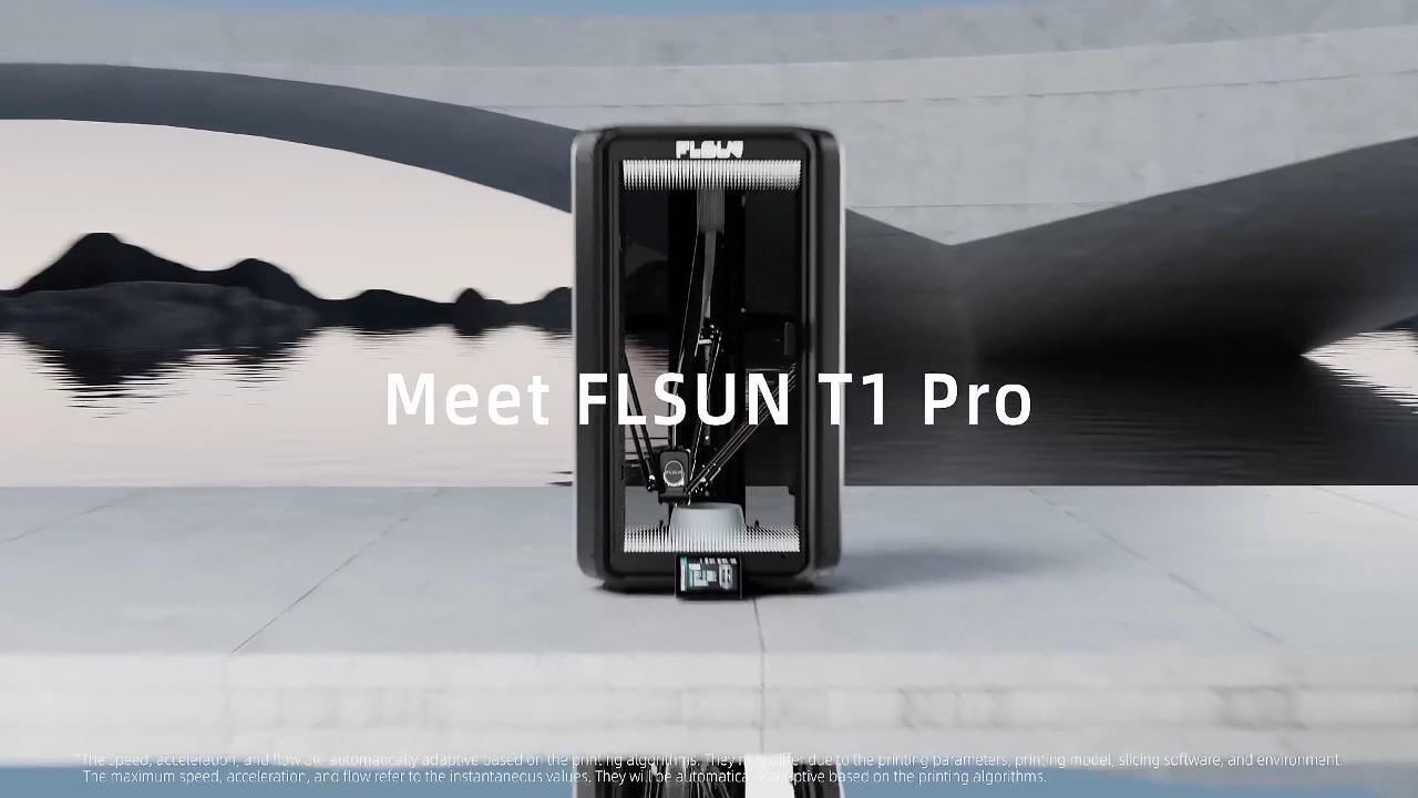 [视频] Flsun T1 Pro：全新高速静音 Delta 3D打印机