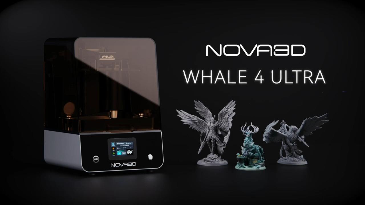 [视频] NOVA3D Whale4 Ultra：10英寸16K 最精致的细节栩栩如生