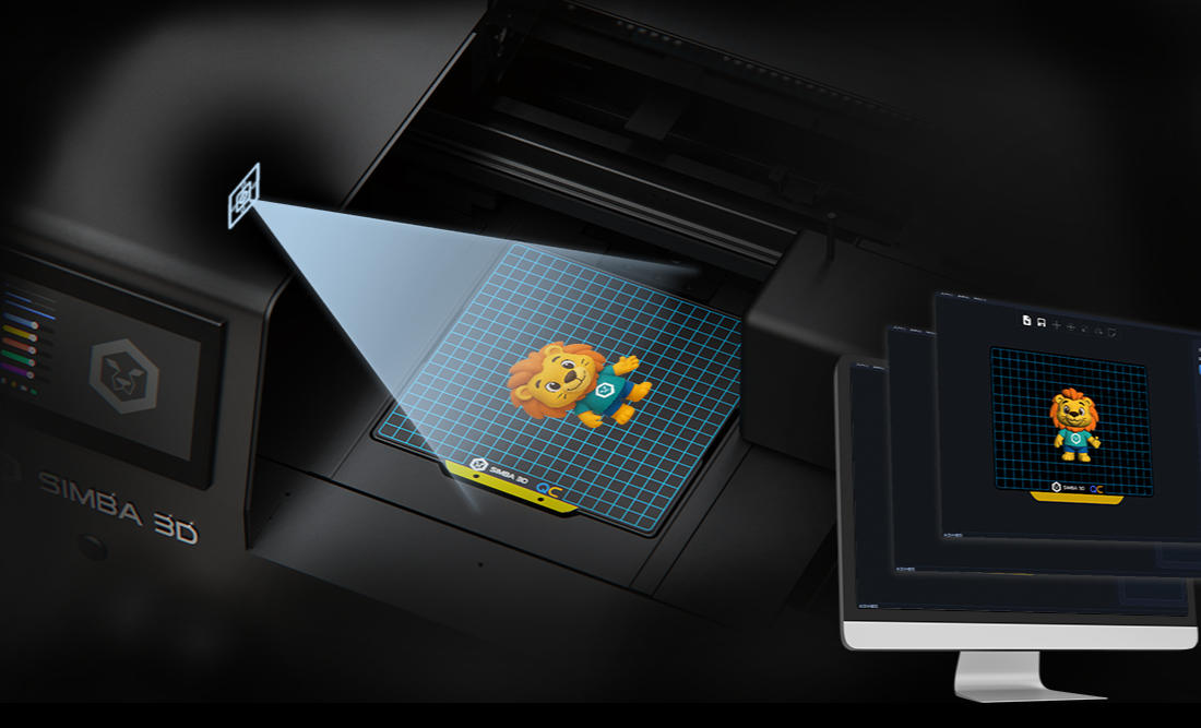 [视频] SIMBA3D inew3d QC2A：基于AI建模的桌面全彩色3D打印机